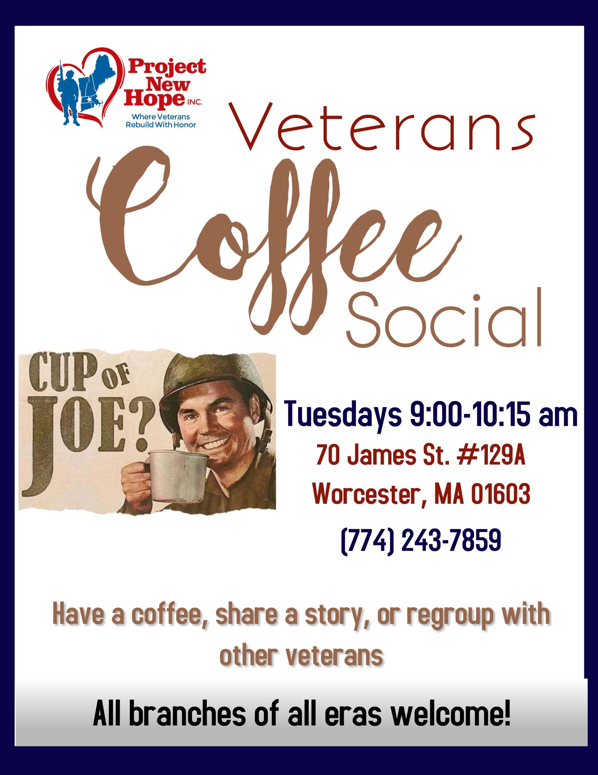 Veterans Coffee Social Project New Hope